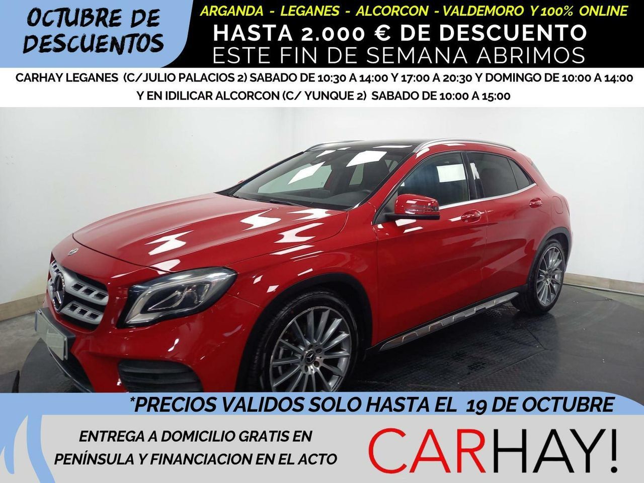 MERCEDES Clase GLA (200 CDI / D 2.1 AMG LINE 135CV MT6 E6) en Madrid
