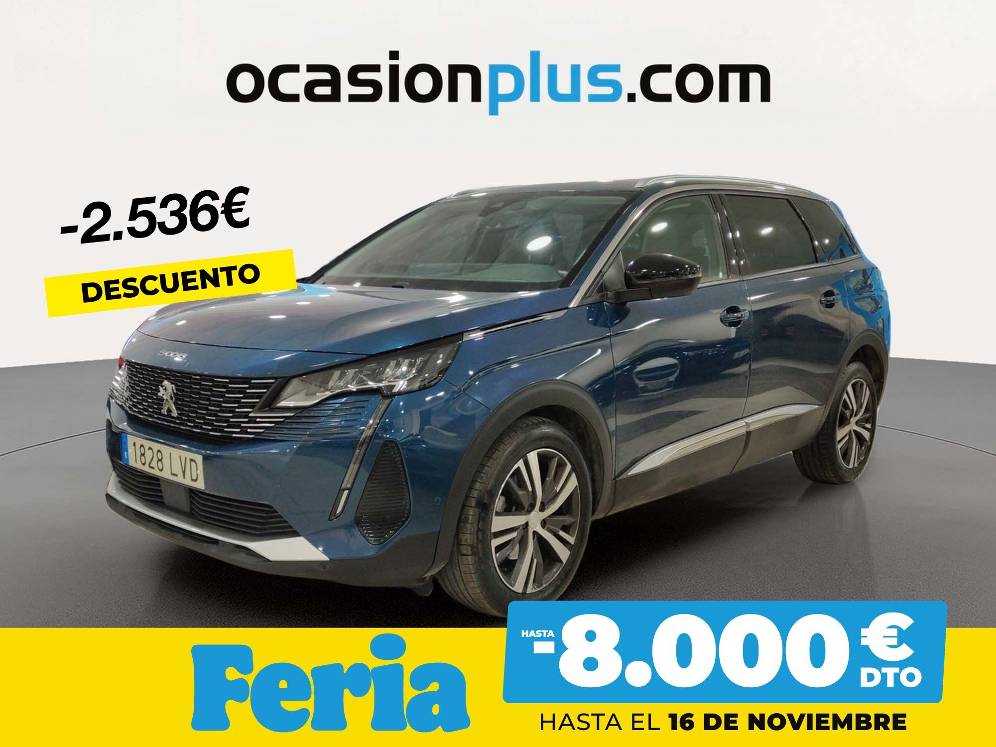 PEUGEOT 5008 (BlueHDI 180 S&S Allure Pack EAT8 132 kW (180 CV)) en Madrid