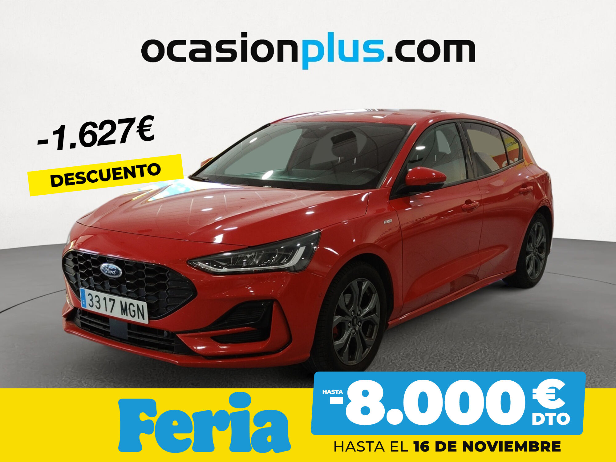 FORD Focus (1.0 Ecoboost MHEV ST-Line 92 kW (125 CV)) en Madrid