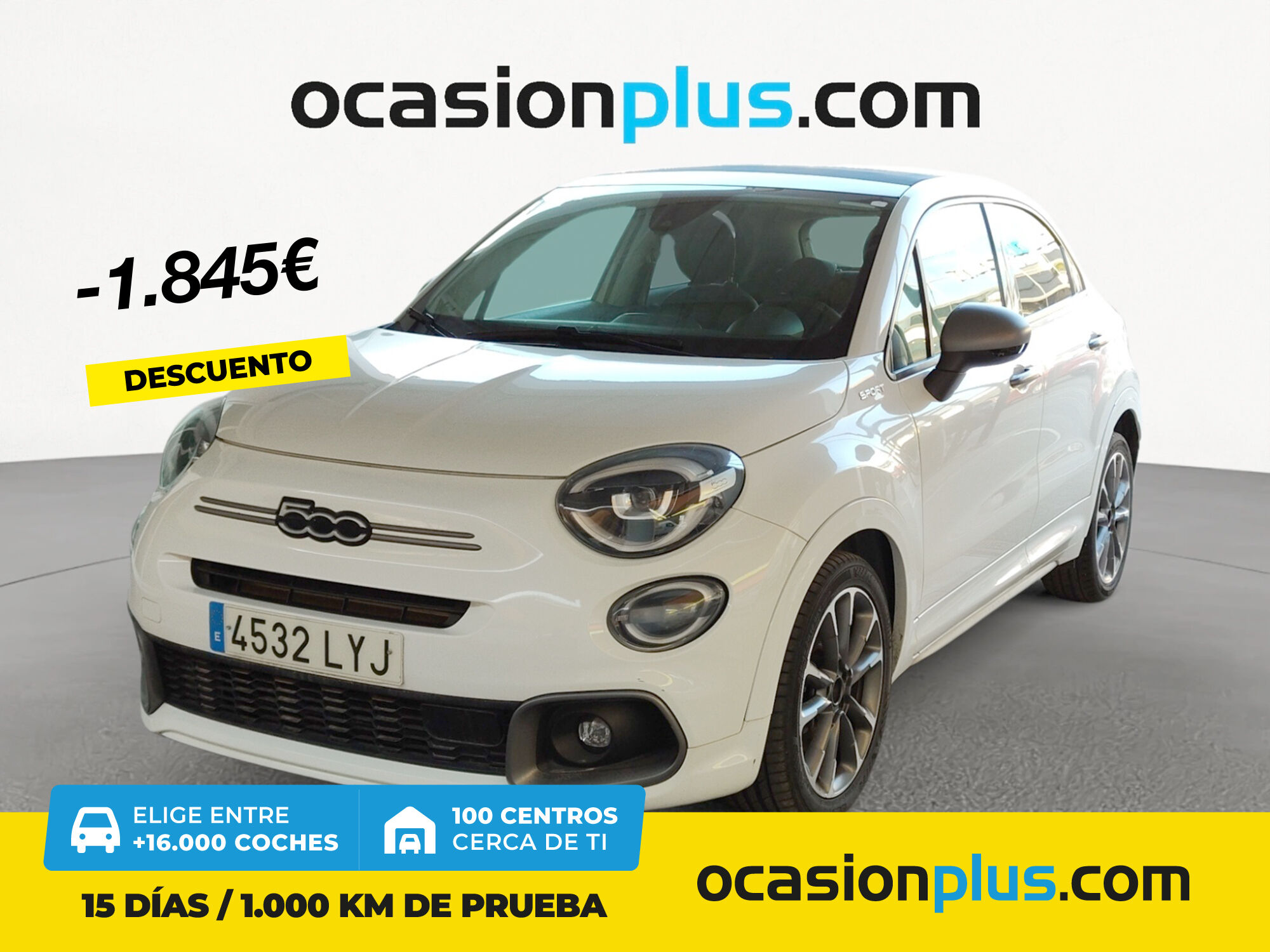 FIAT 500X (1.5 Hybrid Sport DCT 96 kW (130 CV)) en Madrid