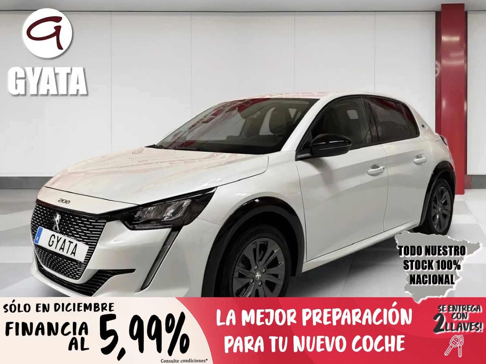 PEUGEOT 208 (Eléctrico Allure Pack 100 kW (136 CV)) en Madrid