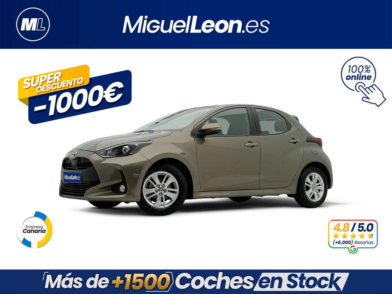 TOYOTA Yaris (1.5 125 S-Edition) en Palmas, Las