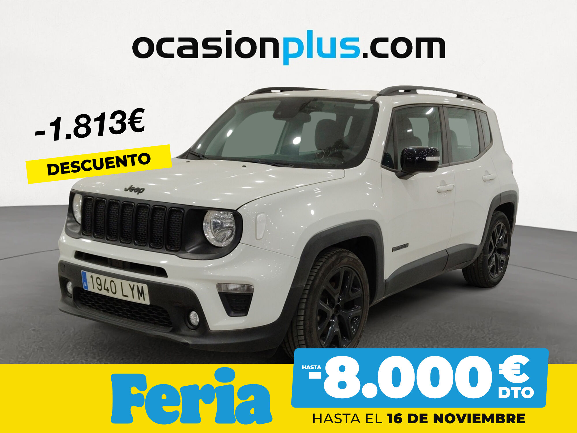JEEP Renegade (eHybrid Night Eagle ATX 96 kW (130 CV)) en Madrid