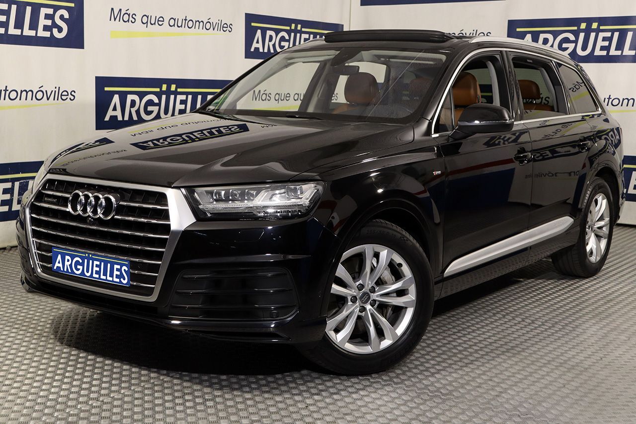 AUDI Q7 (3.0 TDI Quattro S Line 7PLAZAS 272cv FULL EQUIPE) en Madrid