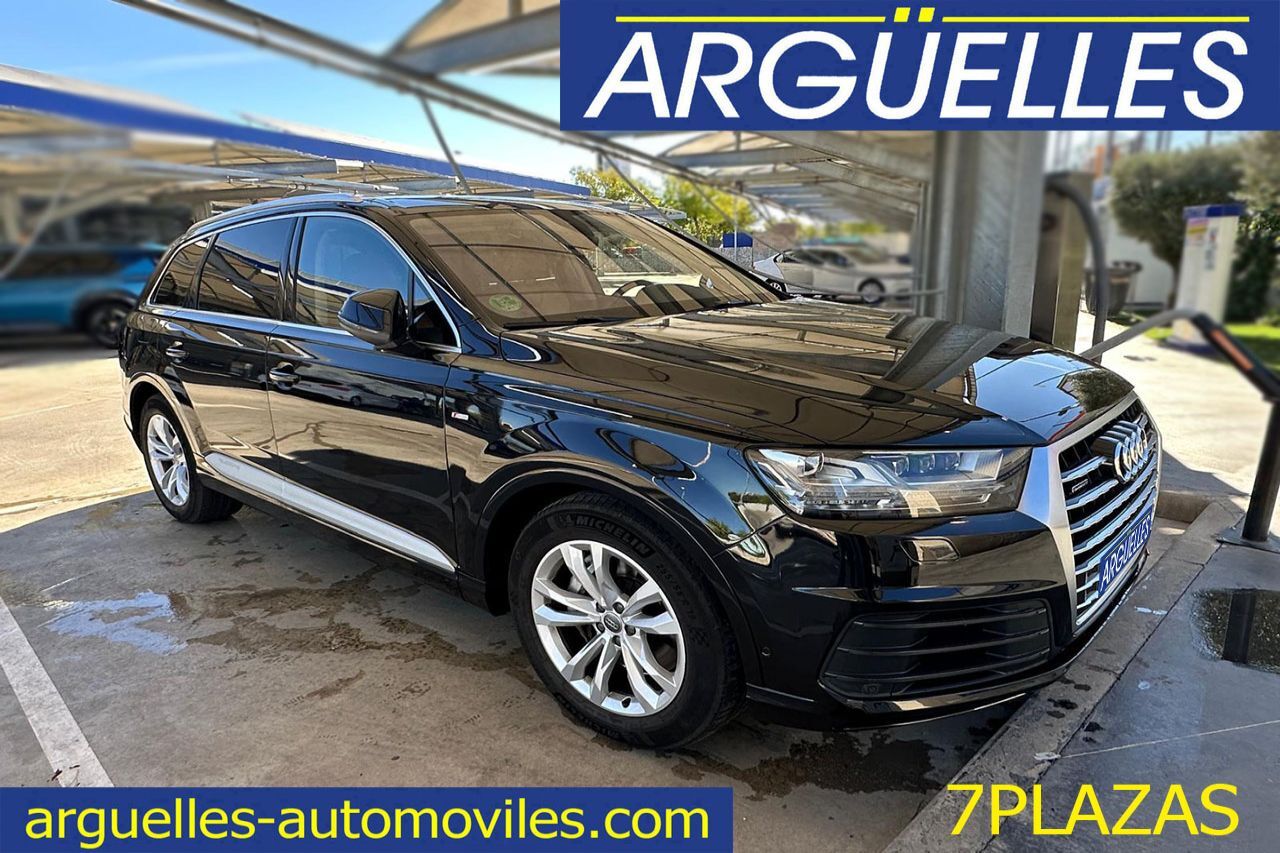 AUDI Q7 (3.0 TDI Quattro S Line 7PLAZAS 272cv FULL EQUIPE) en Madrid