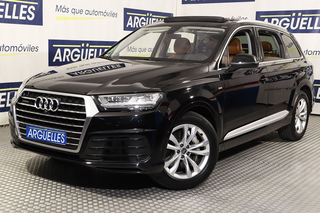 AUDI Q7 (3.0 TDI Quattro S Line 7PLAZAS 272cv FULL EQUIPE) en Madrid