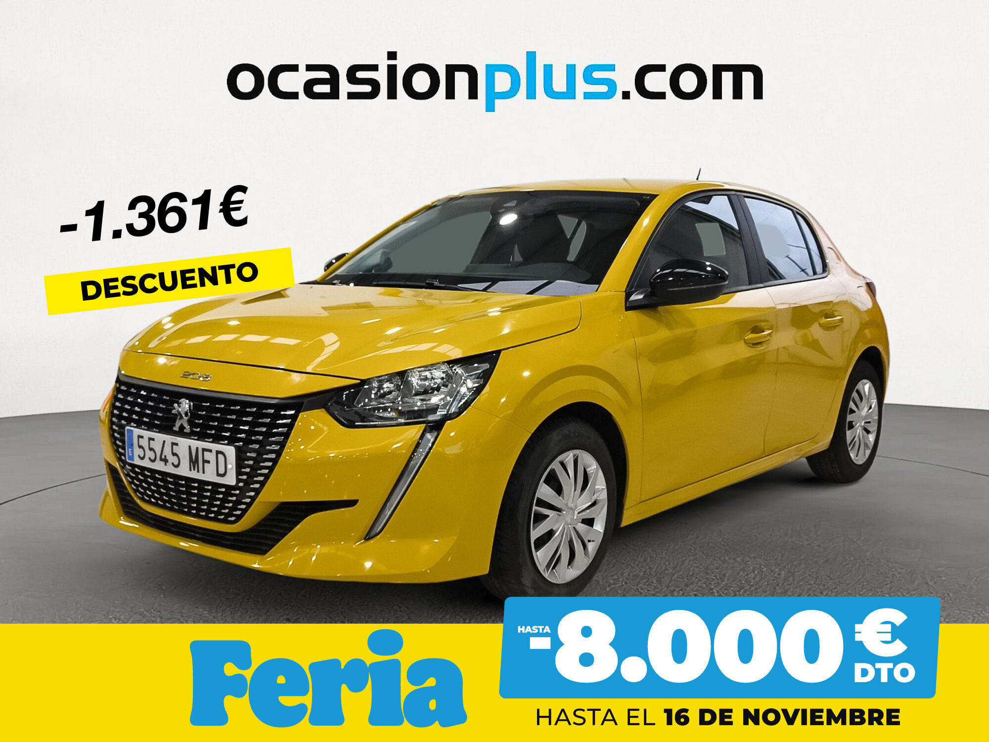 PEUGEOT 208 (PureTech 75 S&S Active 55 kW (75 CV)) en Madrid