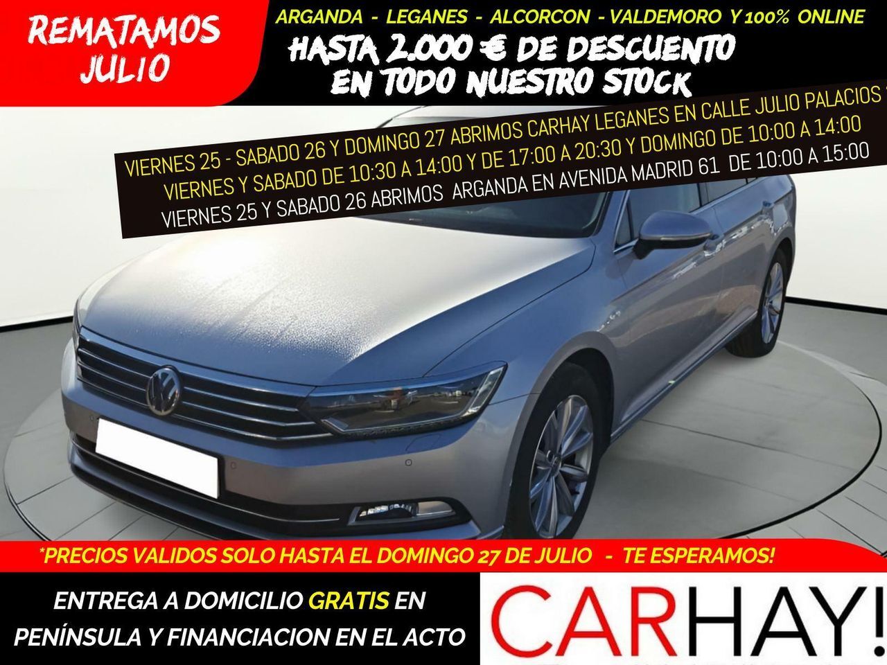 VOLKSWAGEN Passat (Advance 2.0 TDI 110 kw (150cv) Variant) en Madrid