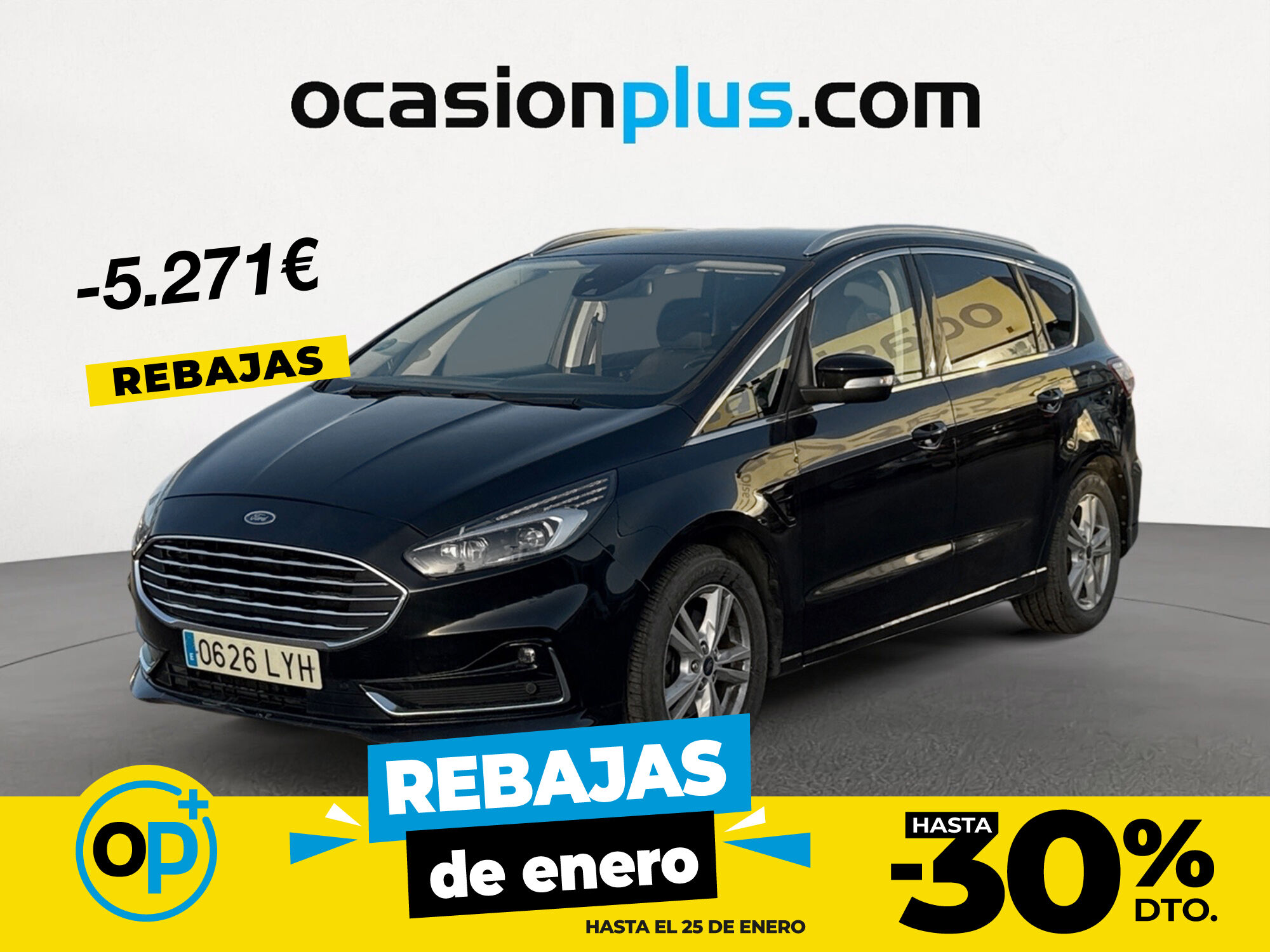 FORD S-Max (2.5 Duratec Atkinson PHEV Titanium Auto 140 kW (190 CV)) en Mad