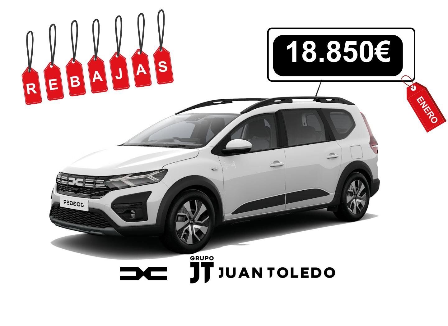 DACIA Jogger (Hybrid 140cv Expression 7 plazas) en Palmas, Las