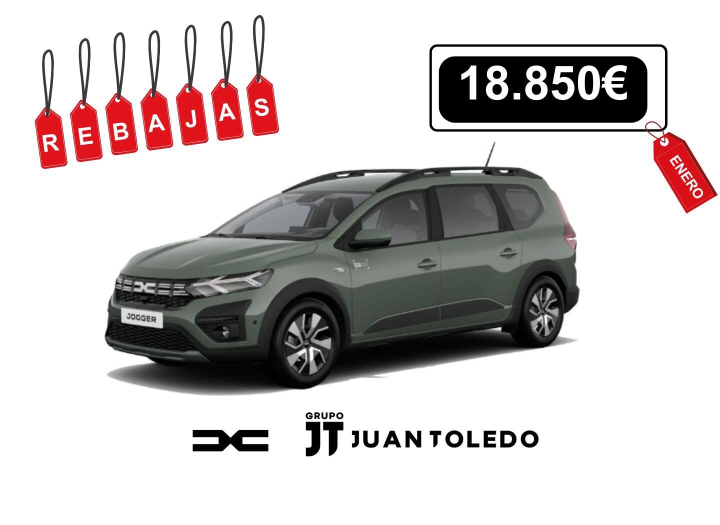 DACIA Jogger (Hybrid 140cv Expression 7 plazas) en Palmas, Las