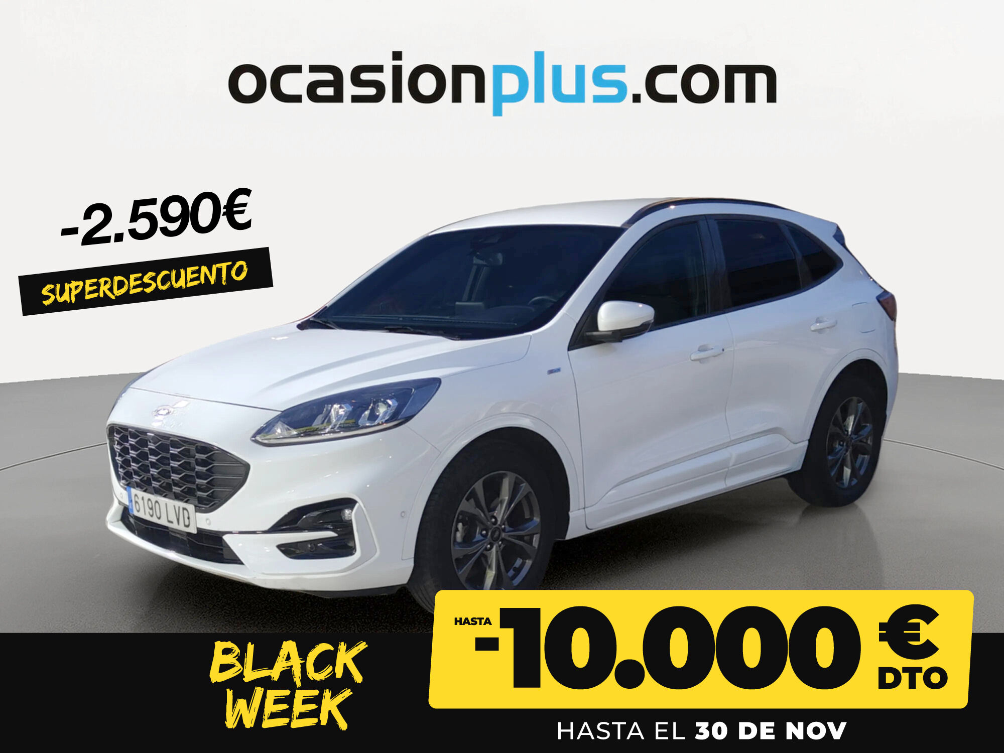 FORD Kuga (2.5 Duratec FHEV ST-Line Auto 140 kW (190 CV)) en Madrid