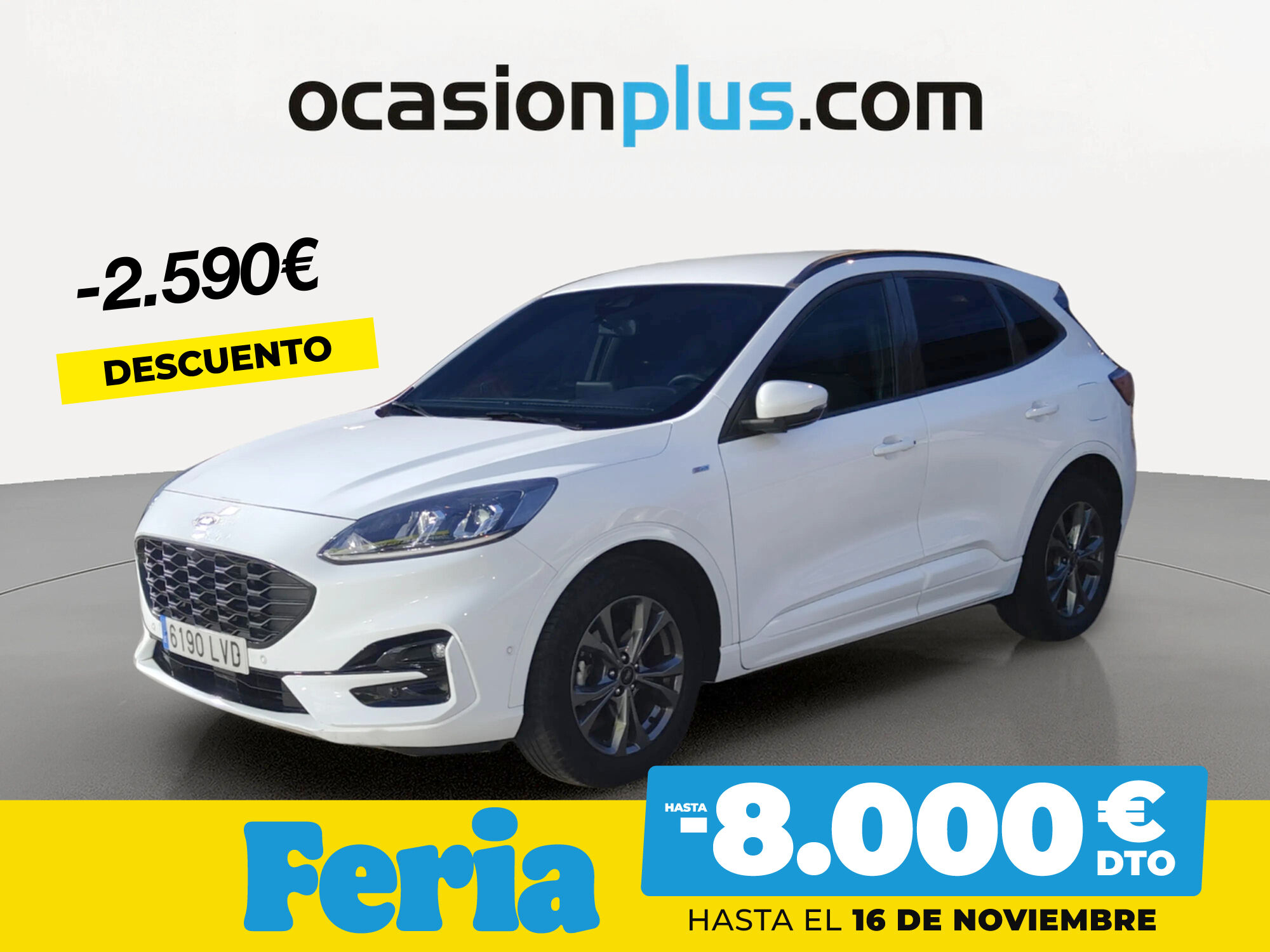 FORD Kuga (2.5 Duratec FHEV ST-Line Auto 140 kW (190 CV)) en Madrid