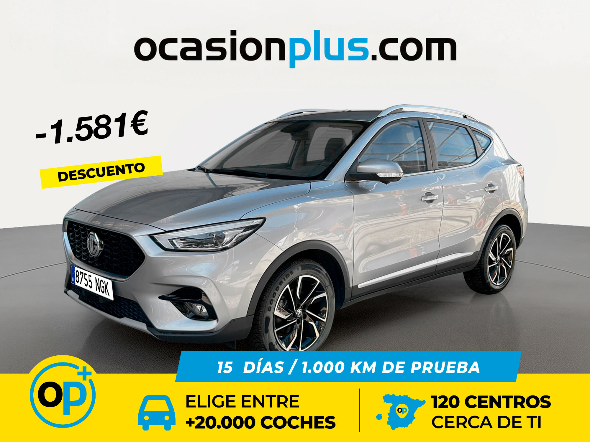 MG ZS (1.0T Luxury Auto 82 kW (111 CV)) en Madrid