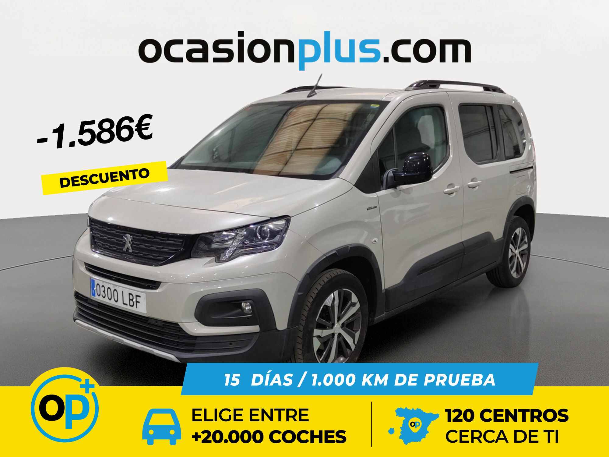 PEUGEOT Rifter (BlueHDi 100 GT Line Standard 73 kW (100 CV)) en Madrid