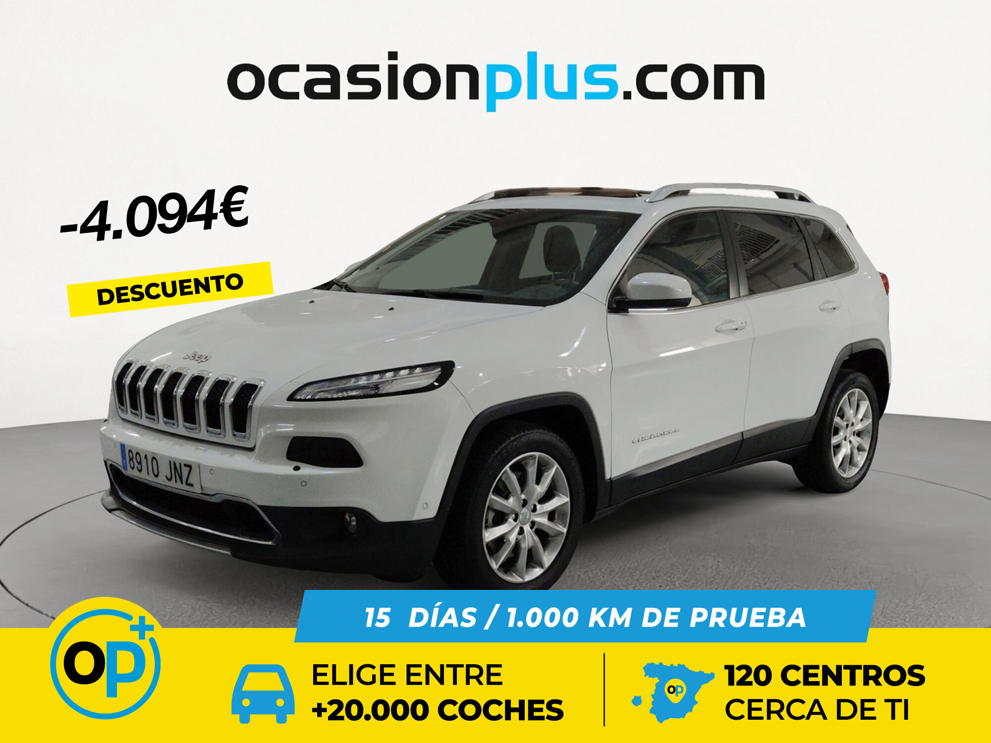 JEEP Cherokee (2.0 CRD Limited 4x2 103 kW (140 CV)) en Palmas, Las