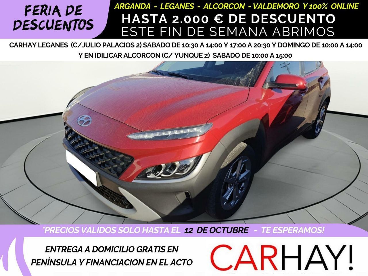 HYUNDAI Kona (1.0T-GDI EDITON 30 120CV) en Madrid