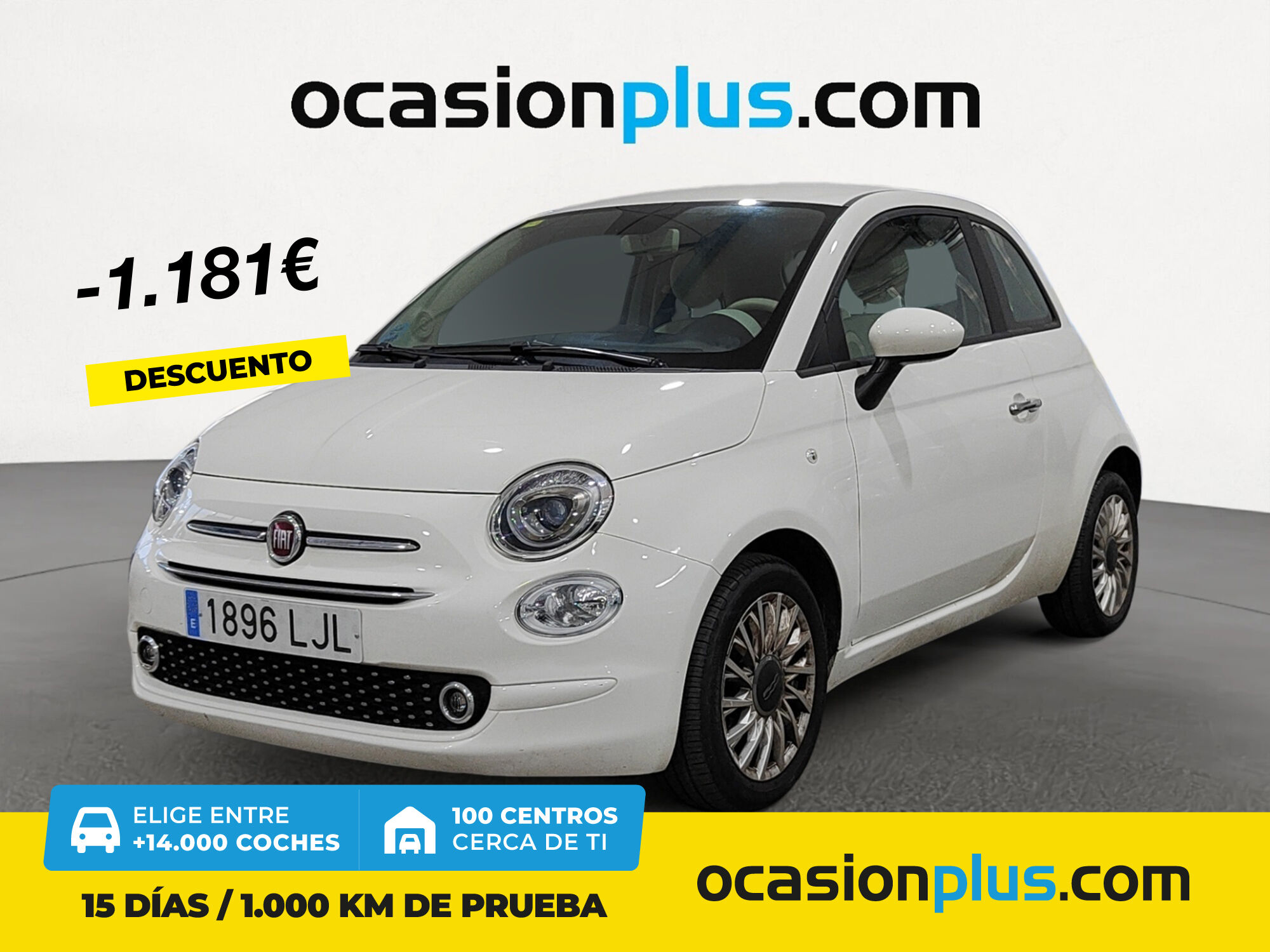 FIAT 500 (1.2 8v Lounge MTA 51 kW (69 CV)) en Madrid