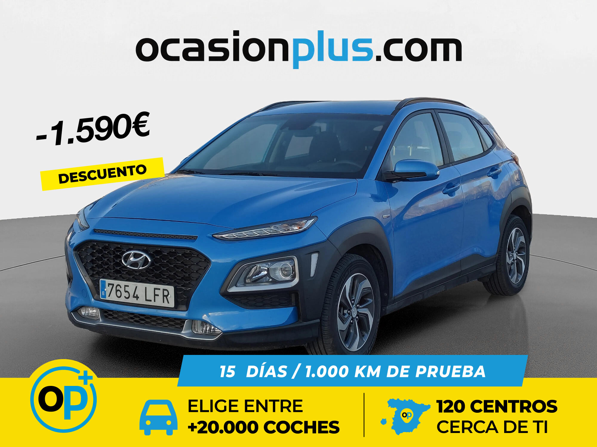 HYUNDAI Kona (1.6 GDI HEV Klass DT 104 kW (141 CV)) en Madrid