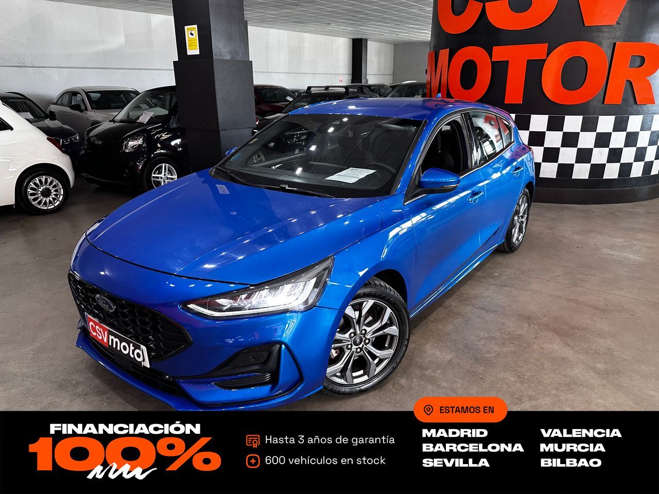 FORD Focus (1.0 Ecoboost MHEV 92kW ST-Line) en Madrid
