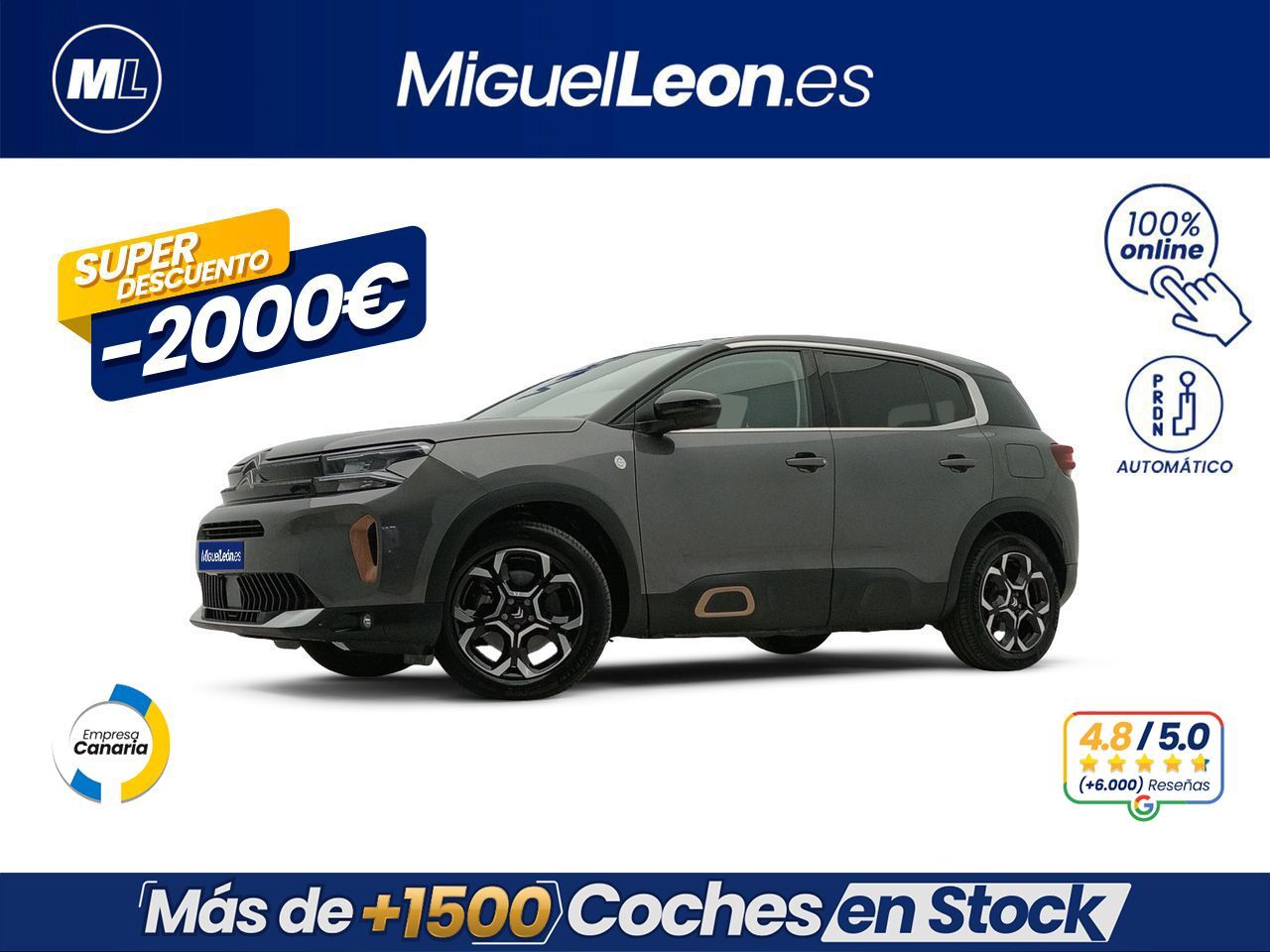 CITROEN C5 Aircross (HYBRID 100kW (136CV) e-DCS6 E Series) en Palmas, Las