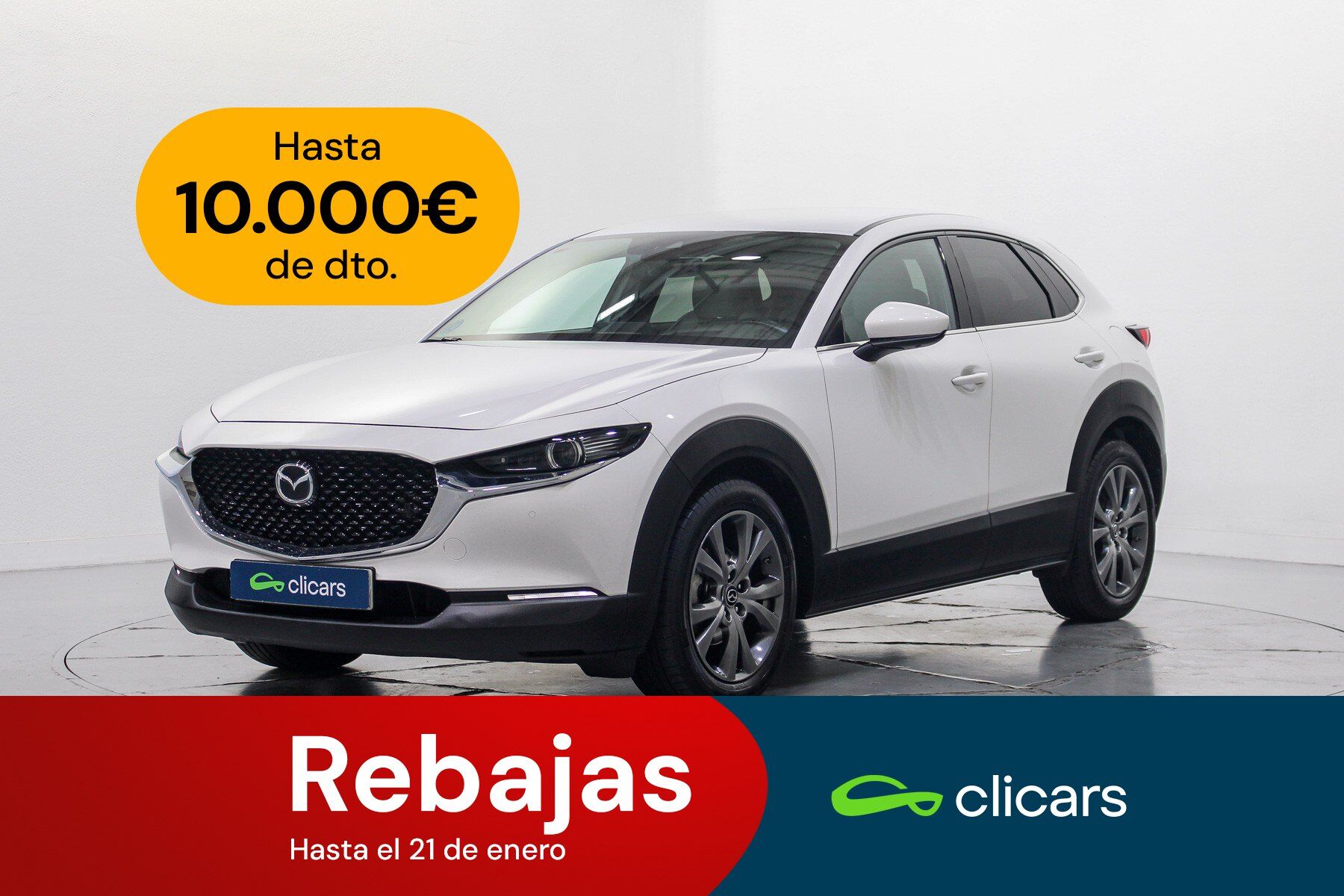 MAZDA CX-30 (CX-30 2.0 Skyactiv-X Zenith White Safety 2WD Aut 137kW) en Mad