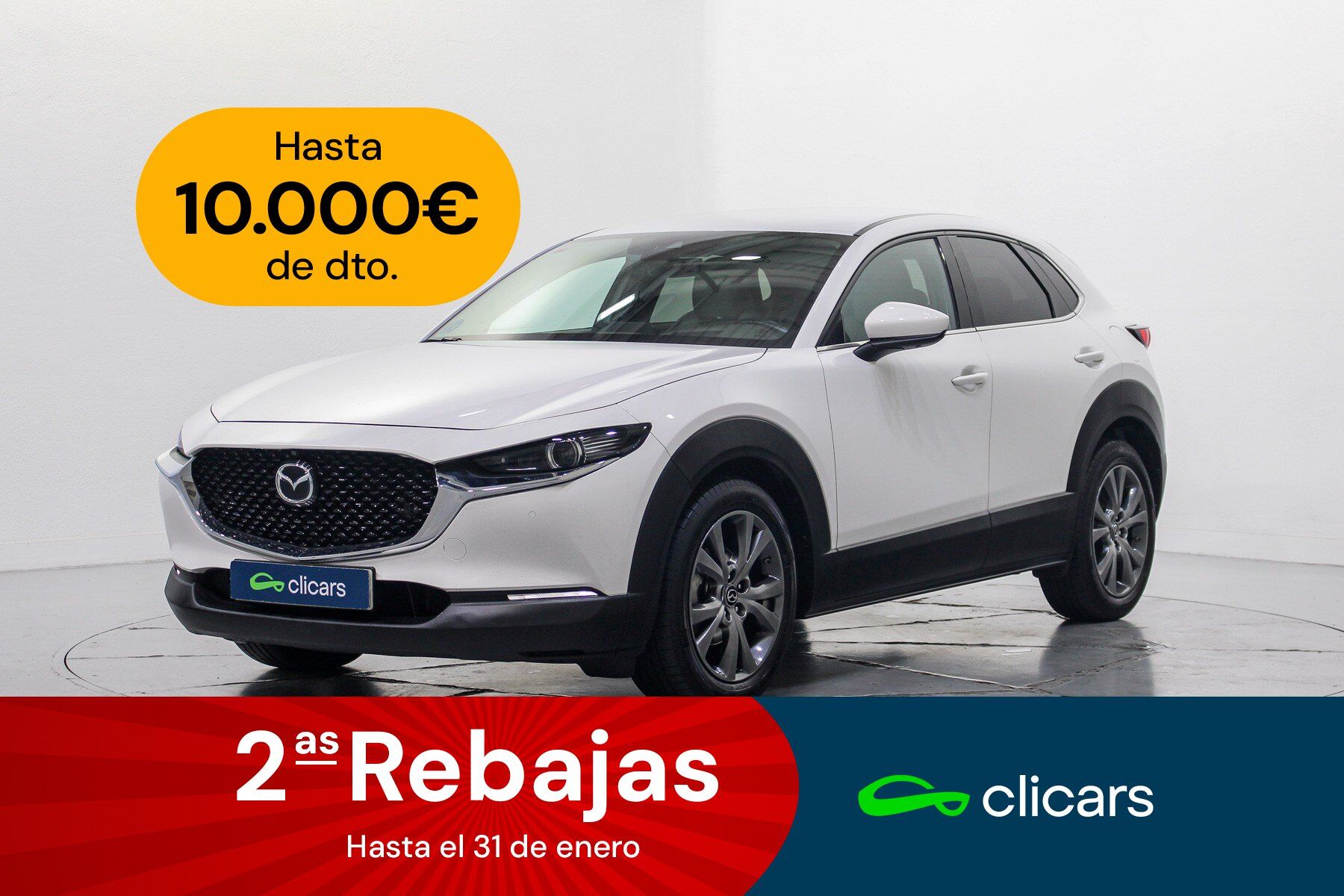 MAZDA CX-30 (CX-30 2.0 Skyactiv-X Zenith White Safety 2WD Aut 137kW) en Mad