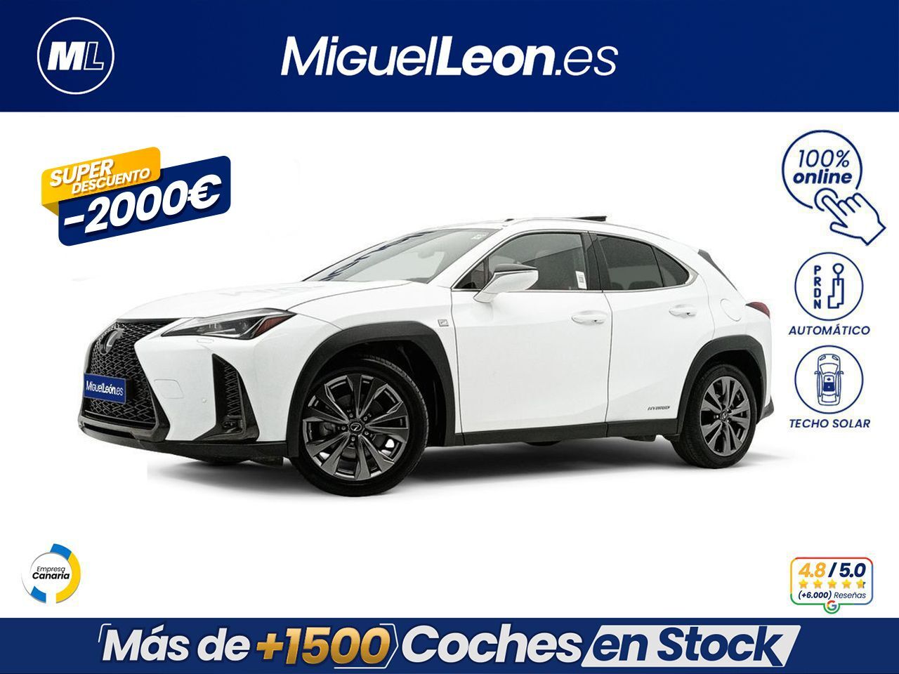 LEXUS UX (2.0 250h F Sport) en Palmas, Las