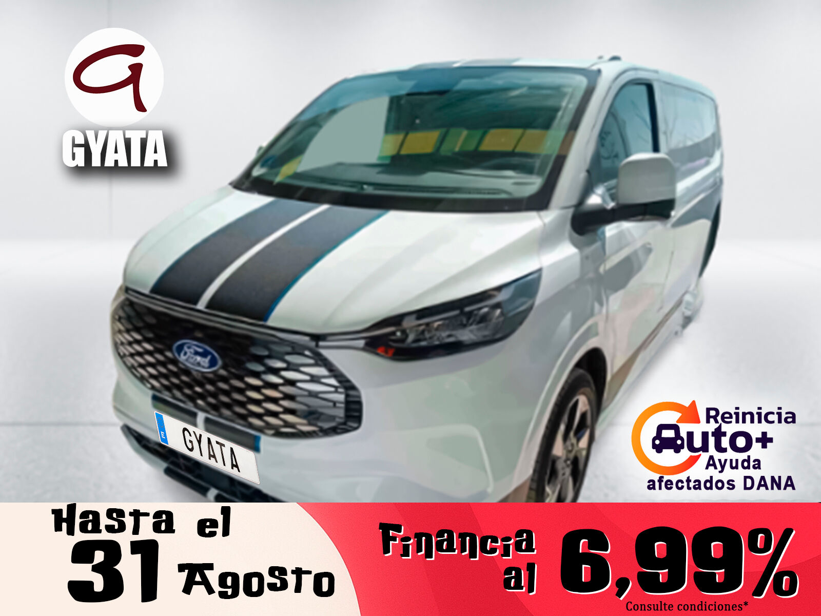 FORD Transit (Furgon BEV 64kWh 320 L1 Sport 210 kW (286 CV)) en Madrid