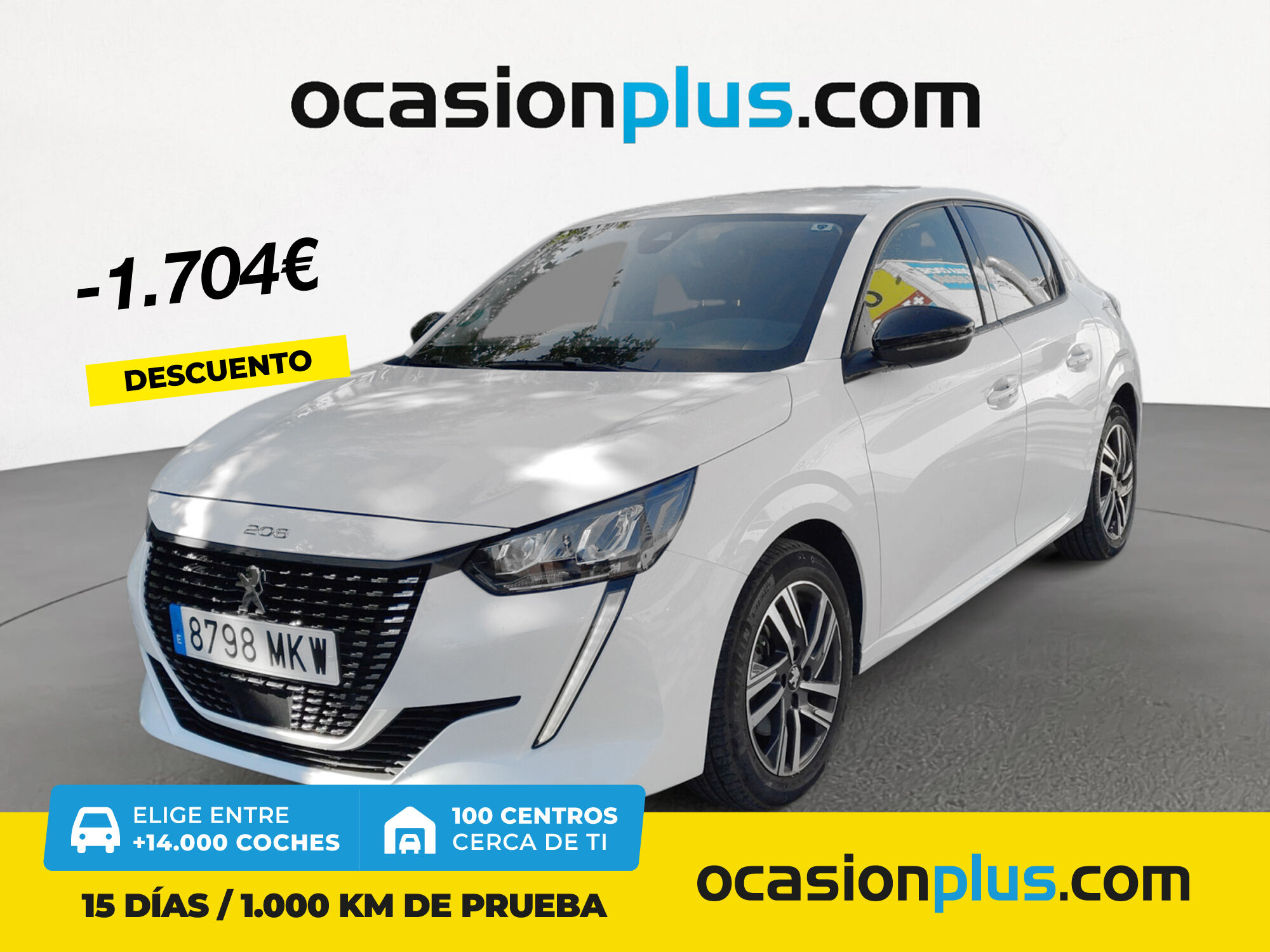 PEUGEOT 208 (BlueHDi 100 S&S Allure Pack 75 kW (100 CV)) en Madrid