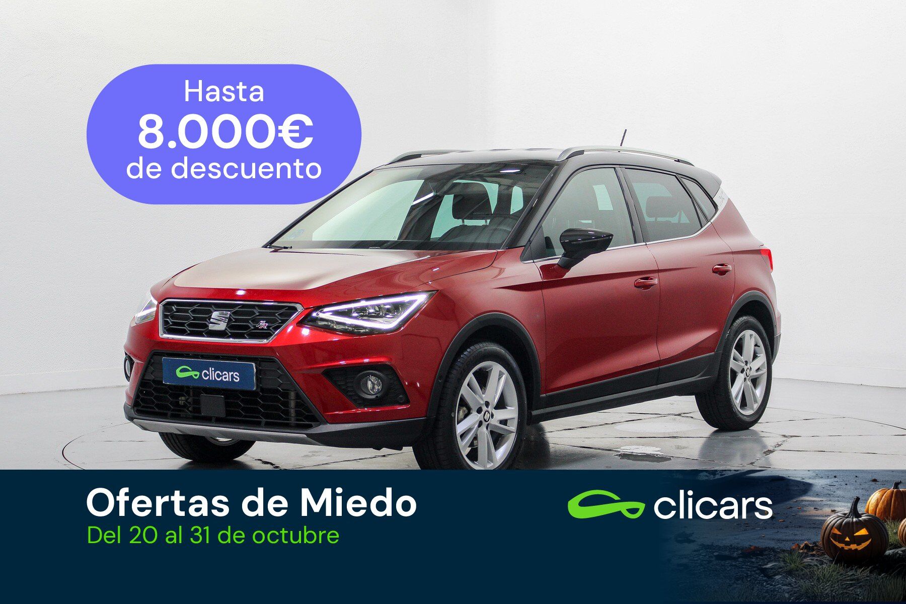 SEAT Arona (Arona 1.0 TGI S&S FR 90) en Madrid