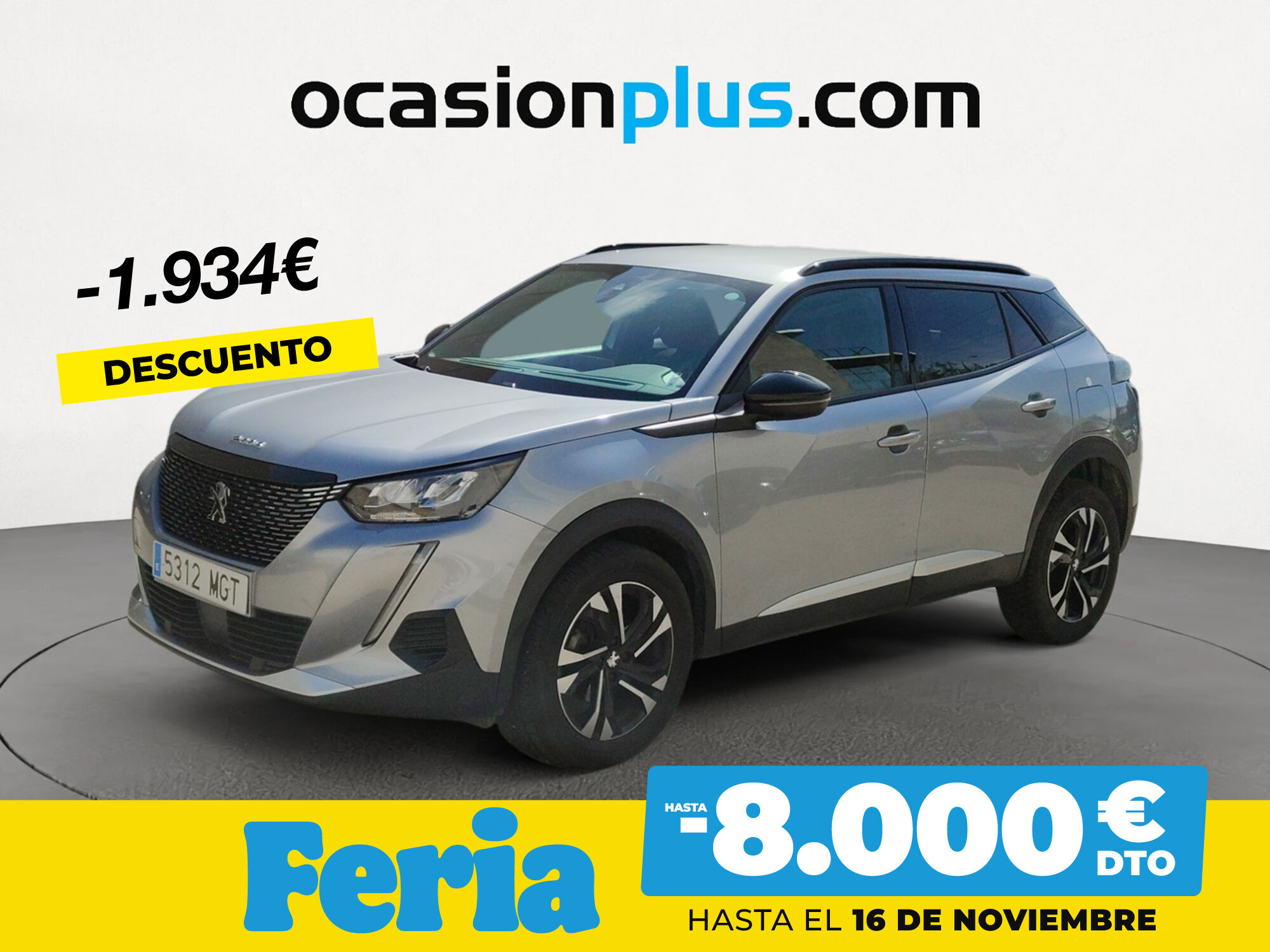 PEUGEOT 2008 (PureTech 100 S&S Allure 75 kW (100 CV)) en Madrid