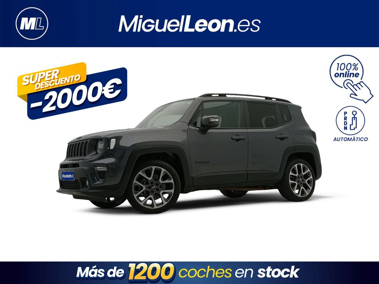 JEEP Renegade (4xe 1.3 PHEV 140 kW(190CV) Limited AT) en Palmas, Las