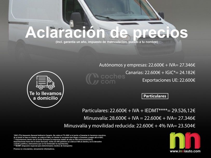 Foto del FORD Transit FT 350 L2 Van Trend 170