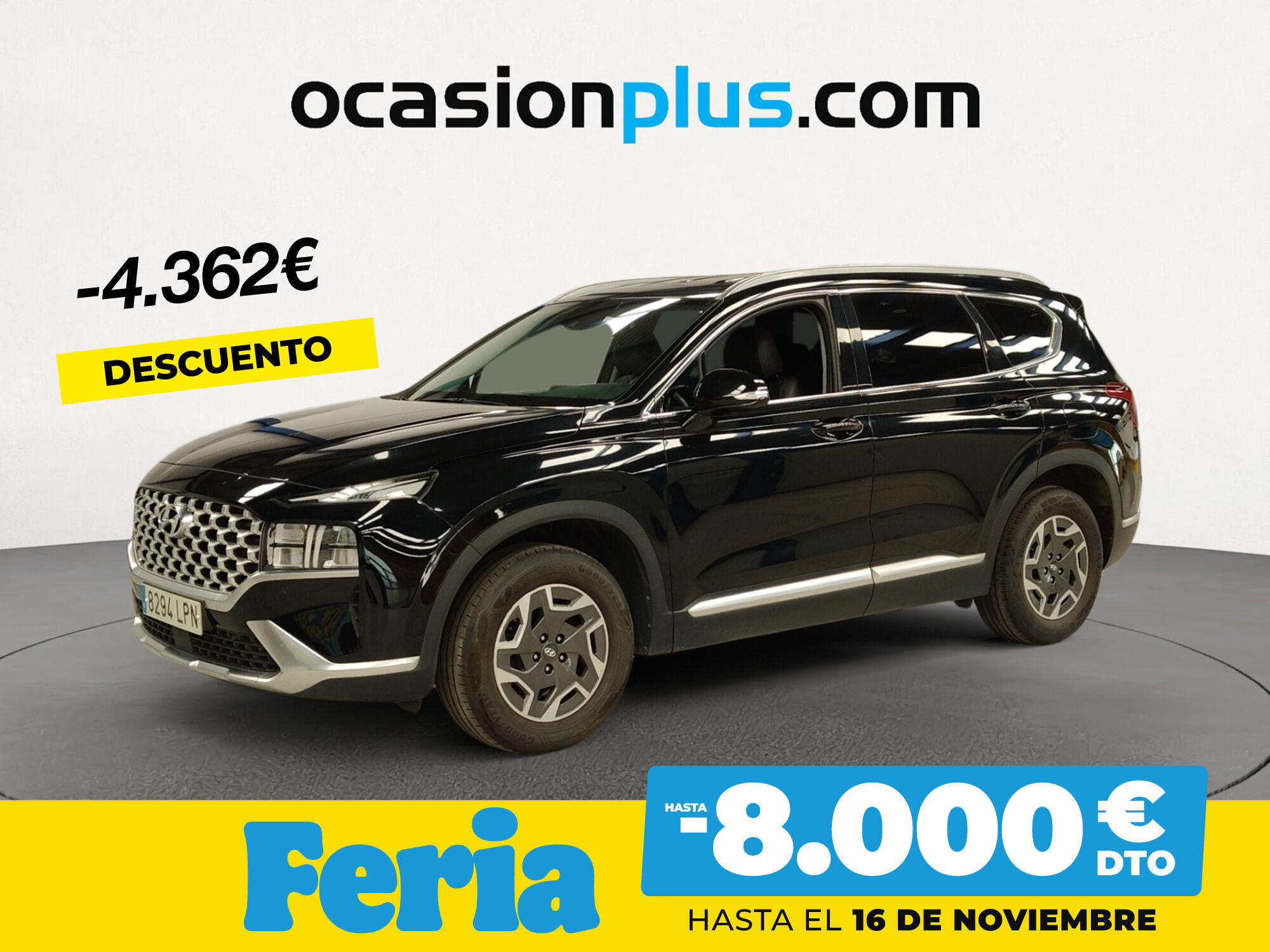 HYUNDAI Santa Fe (1.6 TGDi HEV Maxx 4x2 Auto 169 kW (230 CV)) en Madrid