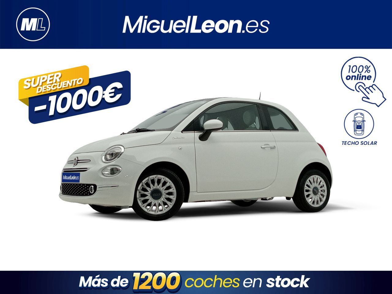 FIAT 500 (Dolcevita 1.0 Hybrid 51KW (70 CV)) en Palmas, Las