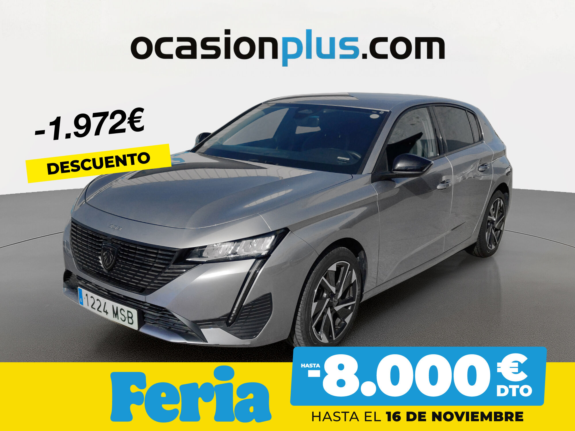 PEUGEOT 308 (BlueHDi 130 S&S Allure EAT8 96 kW (130 CV)) en Madrid