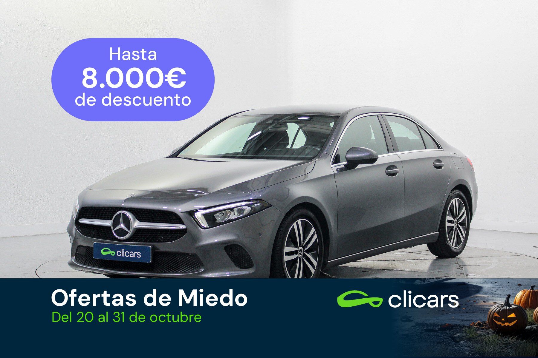 MERCEDES Clase A (A 180d Sedán 8G-DCT) en Madrid