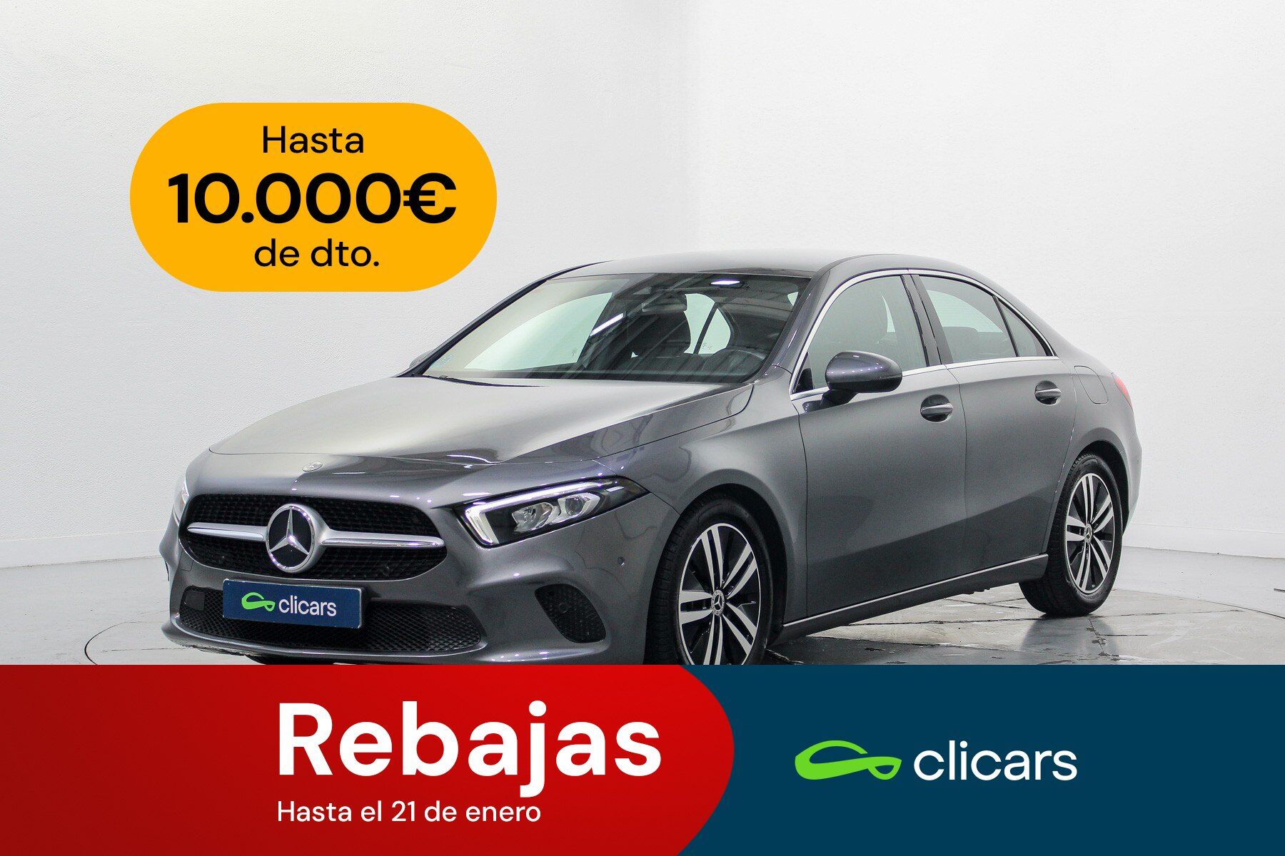 MERCEDES Clase A (A 180d Sedán 8G-DCT) en Madrid