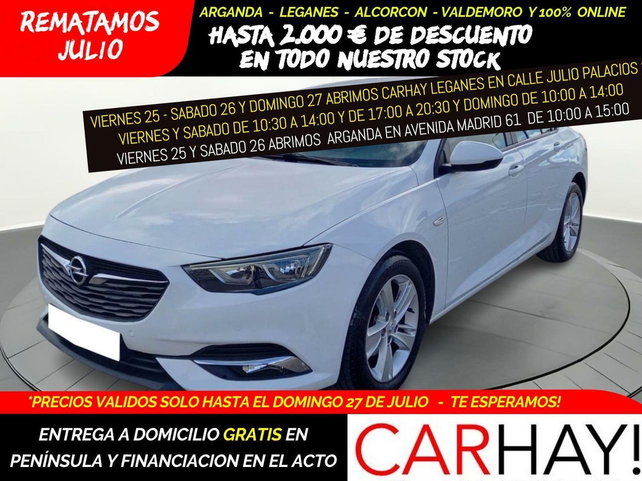 OPEL Insignia (GS 1.6 CDTI 100KW TURBO D SELEC PRO) en Madrid