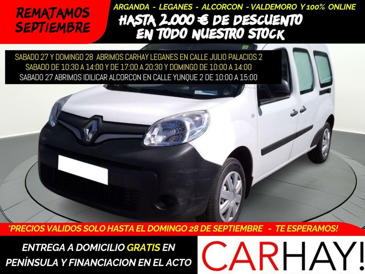 RENAULT Kangoo (EXPRESS MAXI 1.5 Blue d Grand Confort) en Madrid