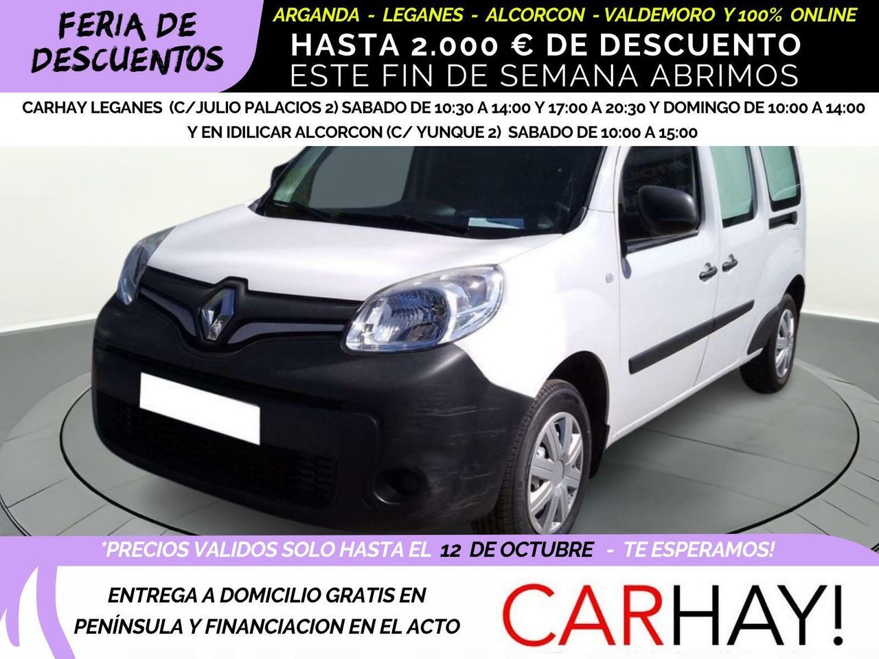 RENAULT Kangoo (EXPRESS MAXI 1.5 Blue d Grand Confort) en Madrid
