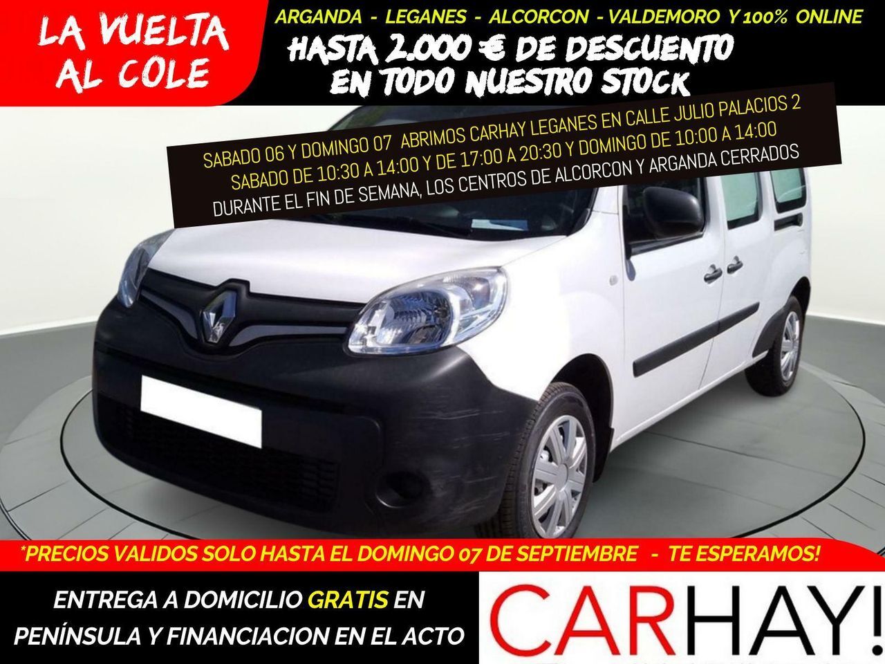 RENAULT Kangoo (EXPRESS MAXI 1.5 Blue d Grand Confort) en Madrid