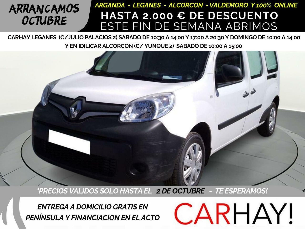 RENAULT Kangoo (EXPRESS MAXI 1.5 Blue d Grand Confort) en Madrid