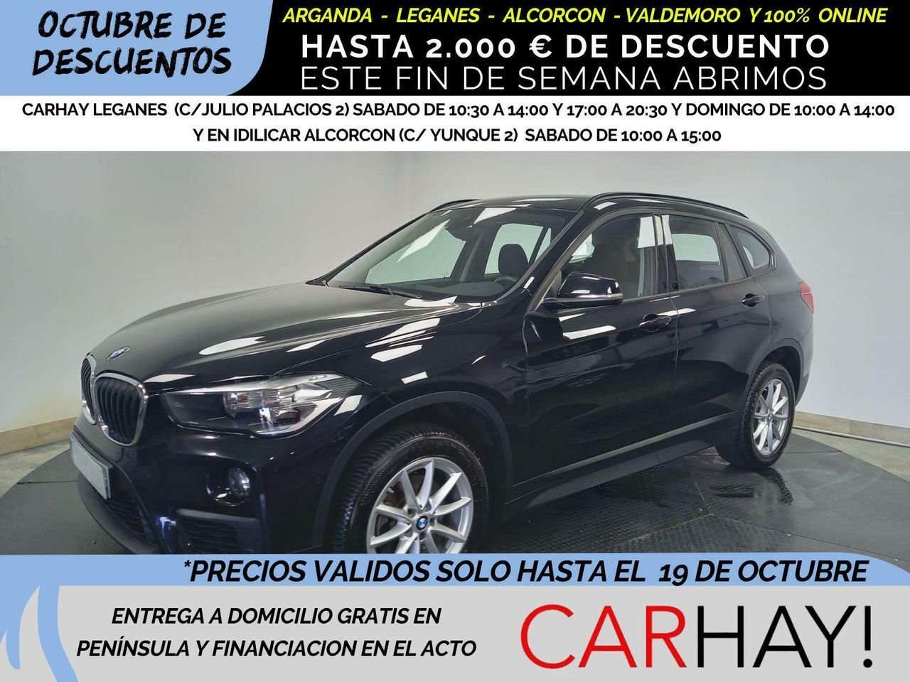 BMW X1 (1.5i sDrive18 OPF (EU6d-TEMP)) en Madrid