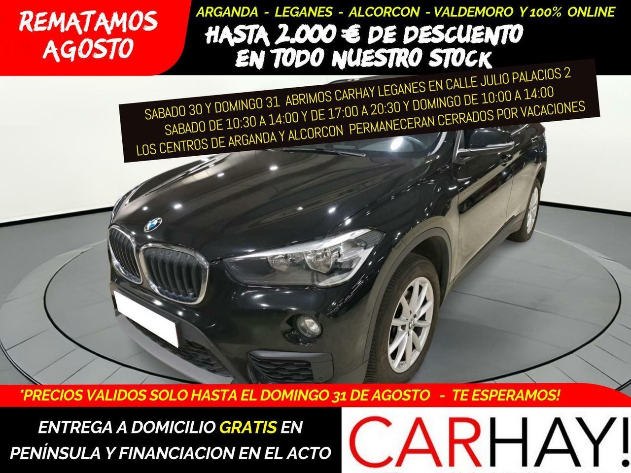 BMW X1 (1.5i sDrive18 OPF (EU6d-TEMP)) en Madrid