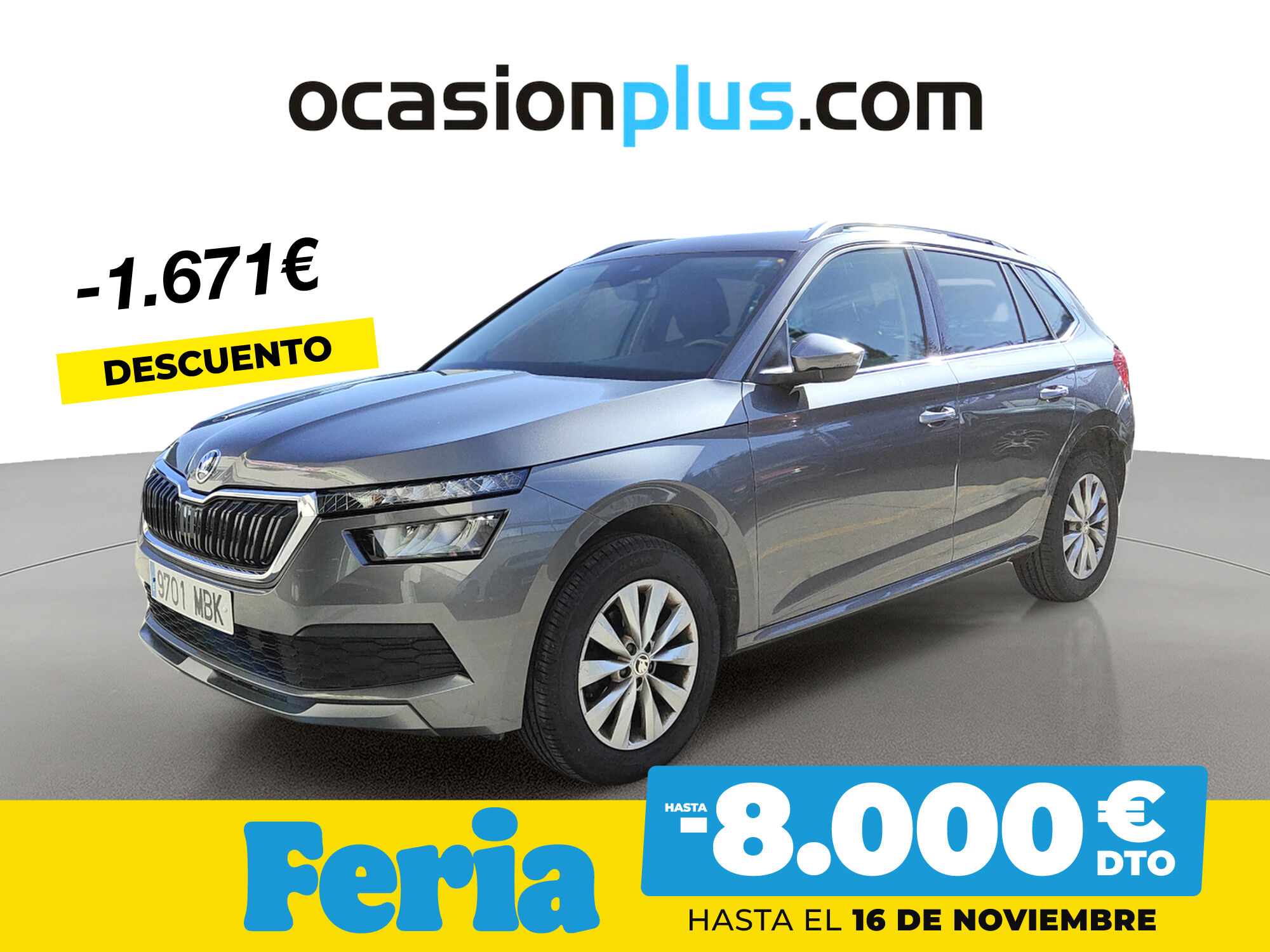 SKODA Kamiq (1.0 TSI Ambition 81 kW (110 CV)) en Madrid