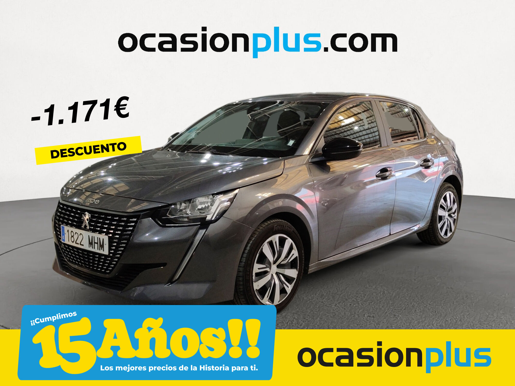 PEUGEOT 208 (PureTech 100 Active Pack 75 kW (100 CV)) en Madrid