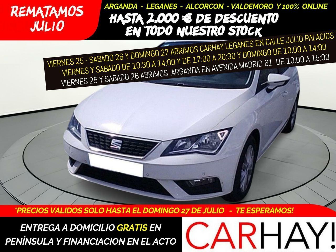 SEAT León (1.4 TGI GNC St&Sp Style) en Madrid