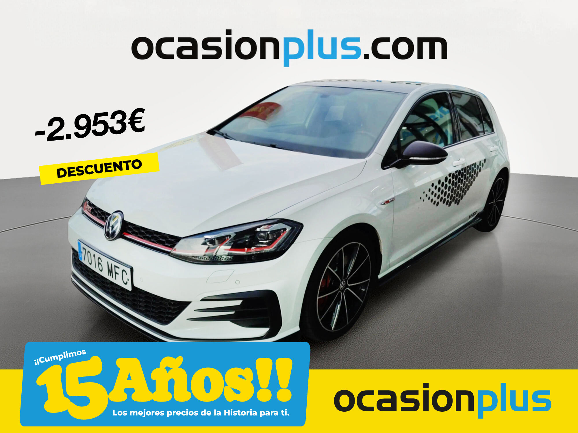 VOLKSWAGEN Golf (GTI TCR 2.0 TSI 213 kW (290 CV) DSG) en Madrid
